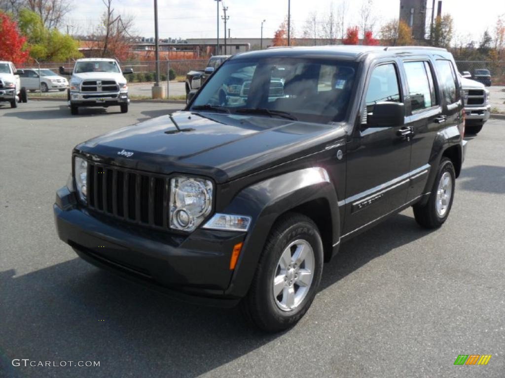 2011 Liberty Sport 4x4 - Dark Charcoal Pearl / Dark Slate Gray photo #1