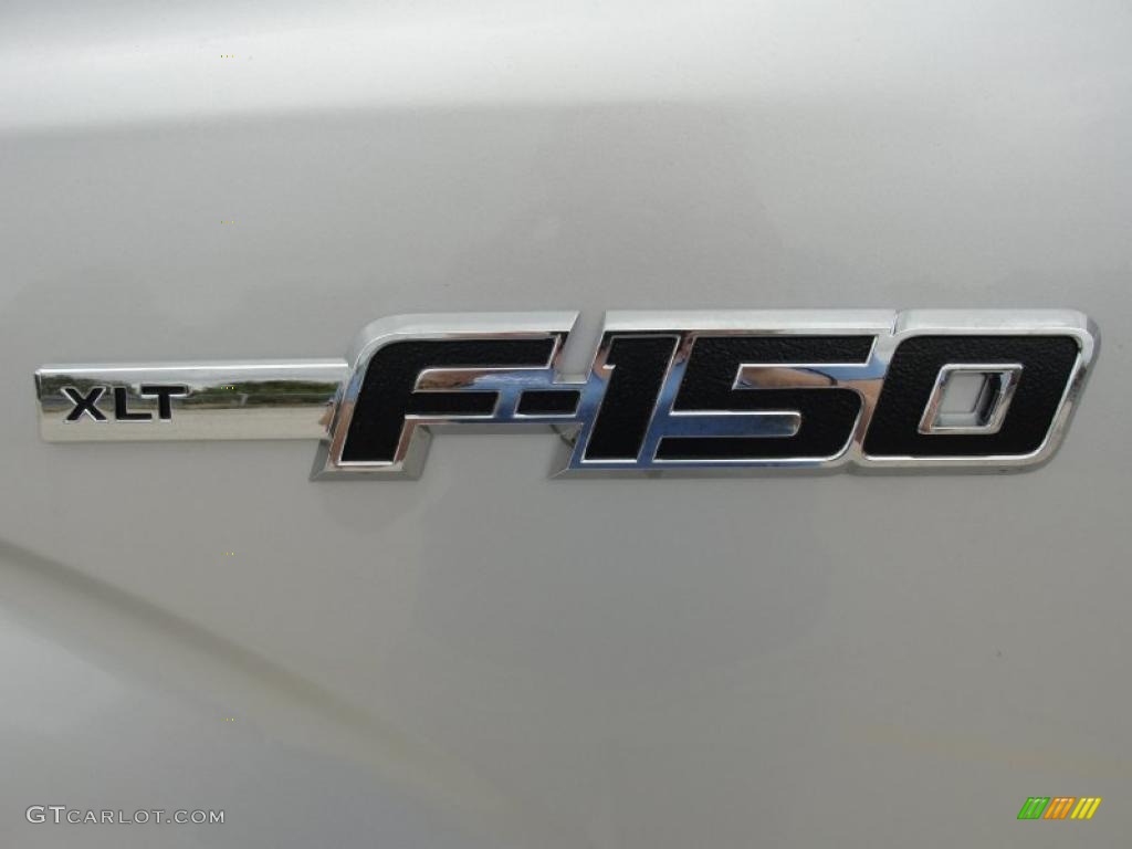 2010 F150 XLT SuperCrew 4x4 - Ingot Silver Metallic / Medium Stone photo #12