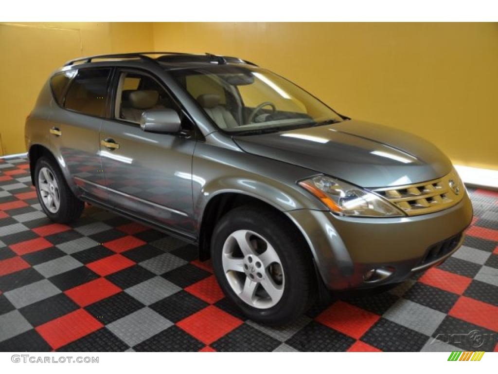 2005 Murano SL AWD - Platinum Metallic / Cafe Latte photo #1