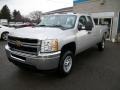Sheer Silver Metallic - Silverado 2500HD Extended Cab 4x4 Photo No. 3
