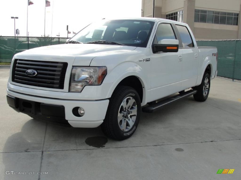 2010 F150 FX2 SuperCrew - Oxford White / Black photo #7