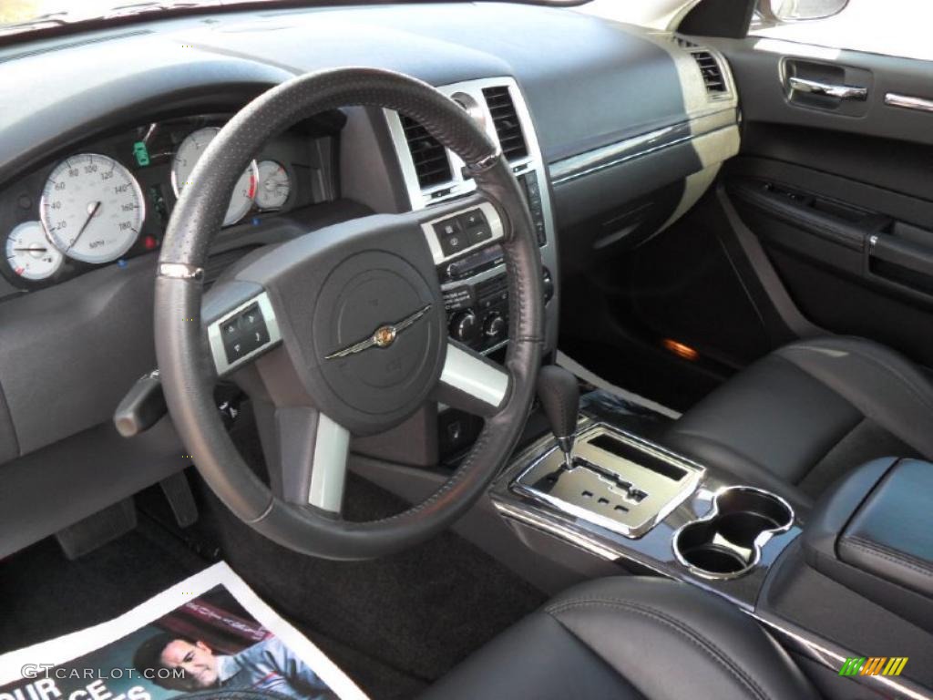 Dark Slate Gray Interior 2008 Chrysler 300 C SRT8 Photo #40454845
