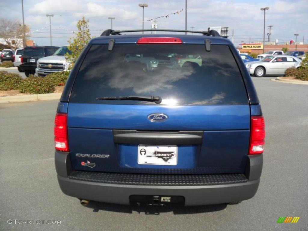 2004 Explorer XLS 4x4 - Dark Blue Pearl Metallic / Graphite photo #3
