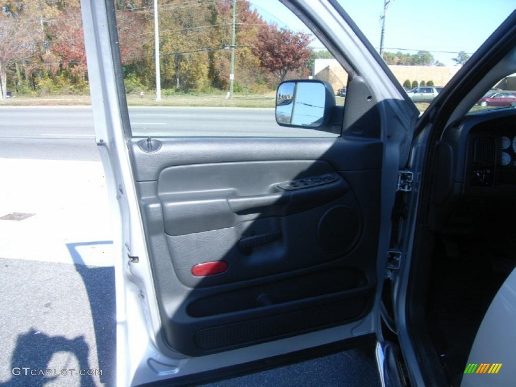 2003 Ram 1500 SLT Quad Cab 4x4 - Bright Silver Metallic / Dark Slate Gray photo #3