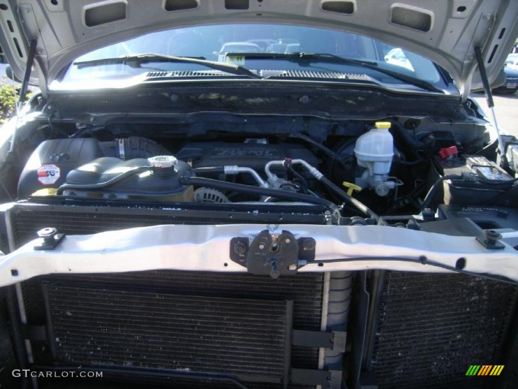 2003 Ram 1500 SLT Quad Cab 4x4 - Bright Silver Metallic / Dark Slate Gray photo #29