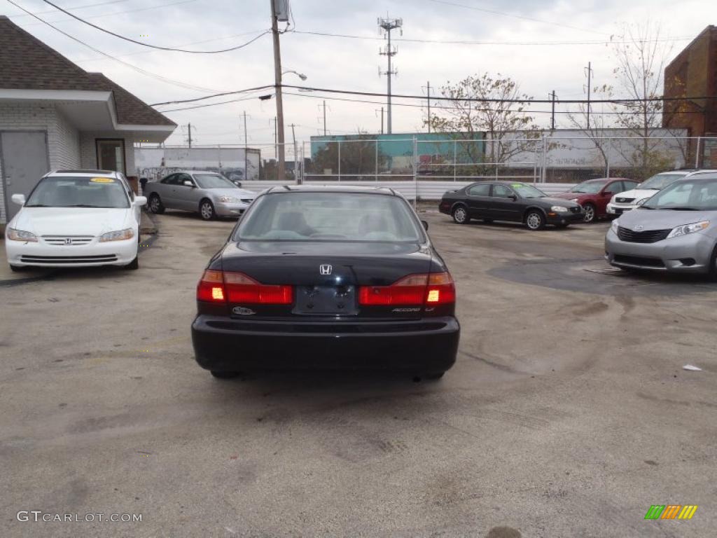 2000 Accord LX Sedan - Nighthawk Black Pearl / Quartz photo #4