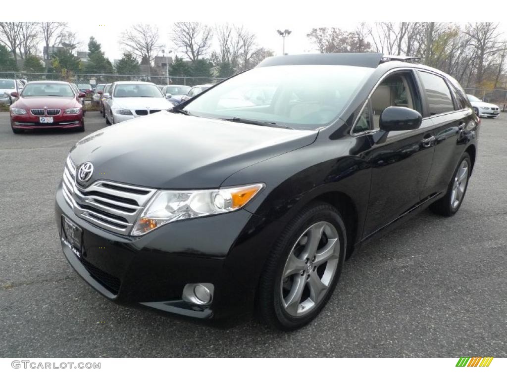 2009 Venza V6 AWD - Black / Ivory photo #1