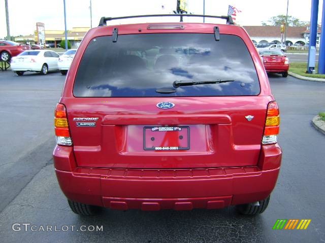 2007 Escape Limited - Red / Medium/Dark Pebble photo #4
