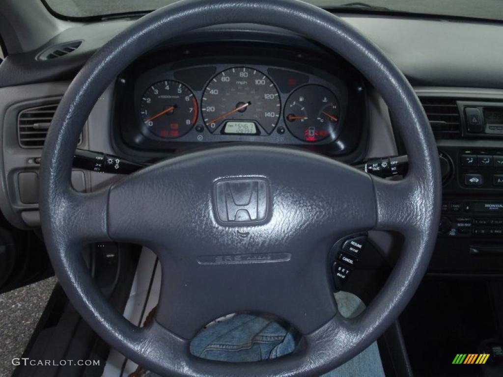2000 Honda Accord LX Sedan Quartz Steering Wheel Photo #40457729