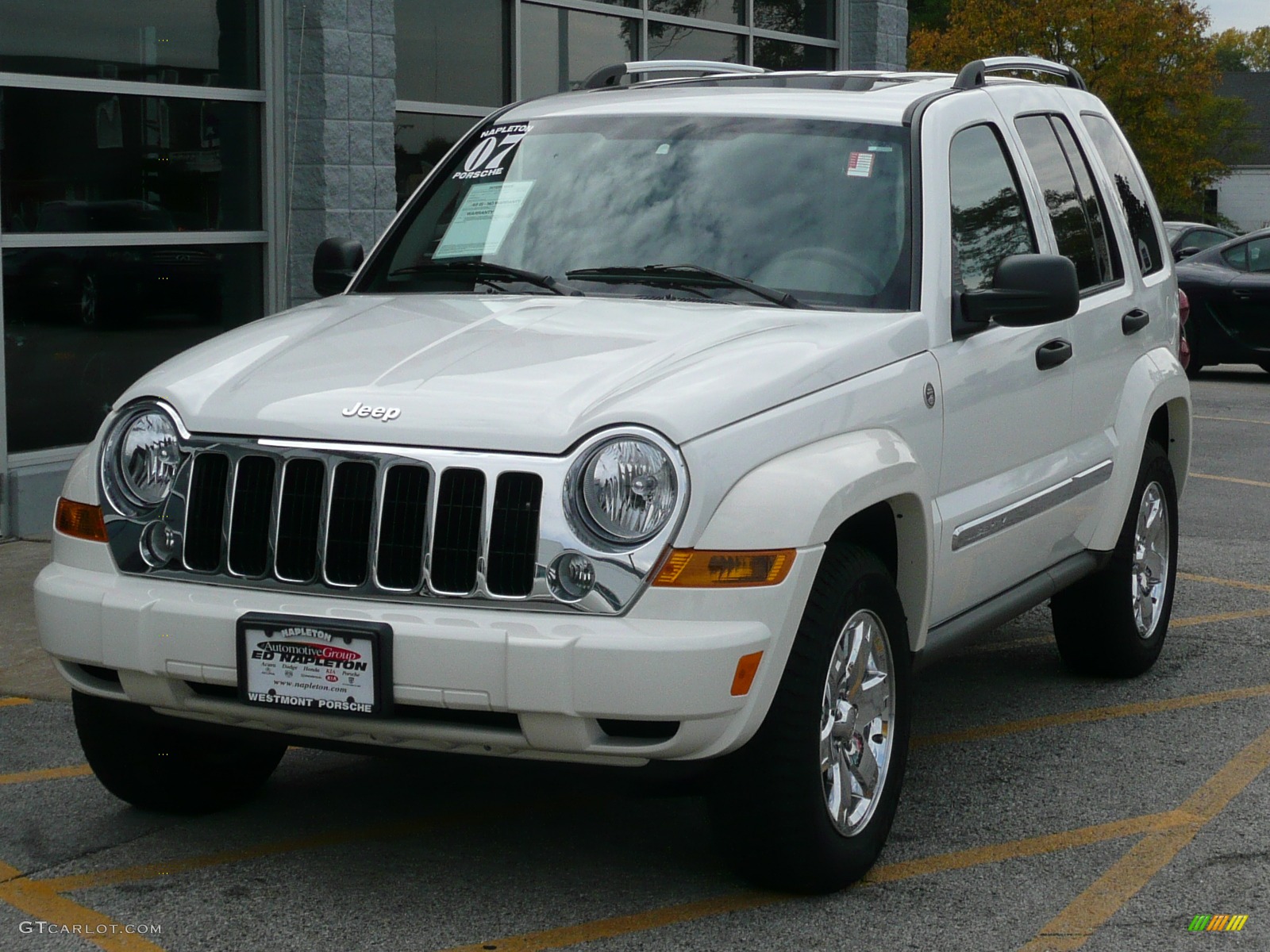 2007 Liberty Limited 4x4 - Stone White / Medium Slate Gray photo #11