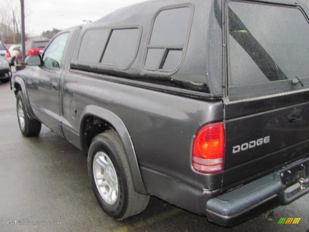 2003 Dakota Sport Regular Cab - Graphite Metallic / Dark Slate Gray photo #2