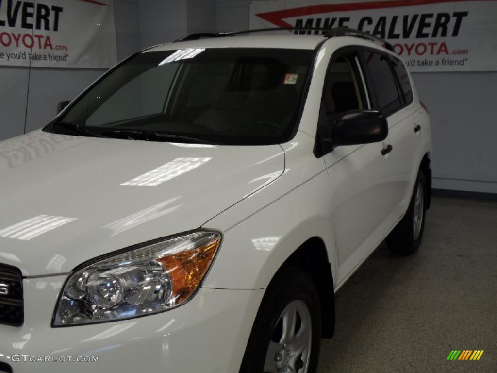 2007 RAV4 V6 - Super White / Ash Gray photo #6