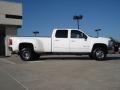 Summit White 2007 Chevrolet Silverado 3500HD LTZ Crew Cab 4x4 Dually Exterior