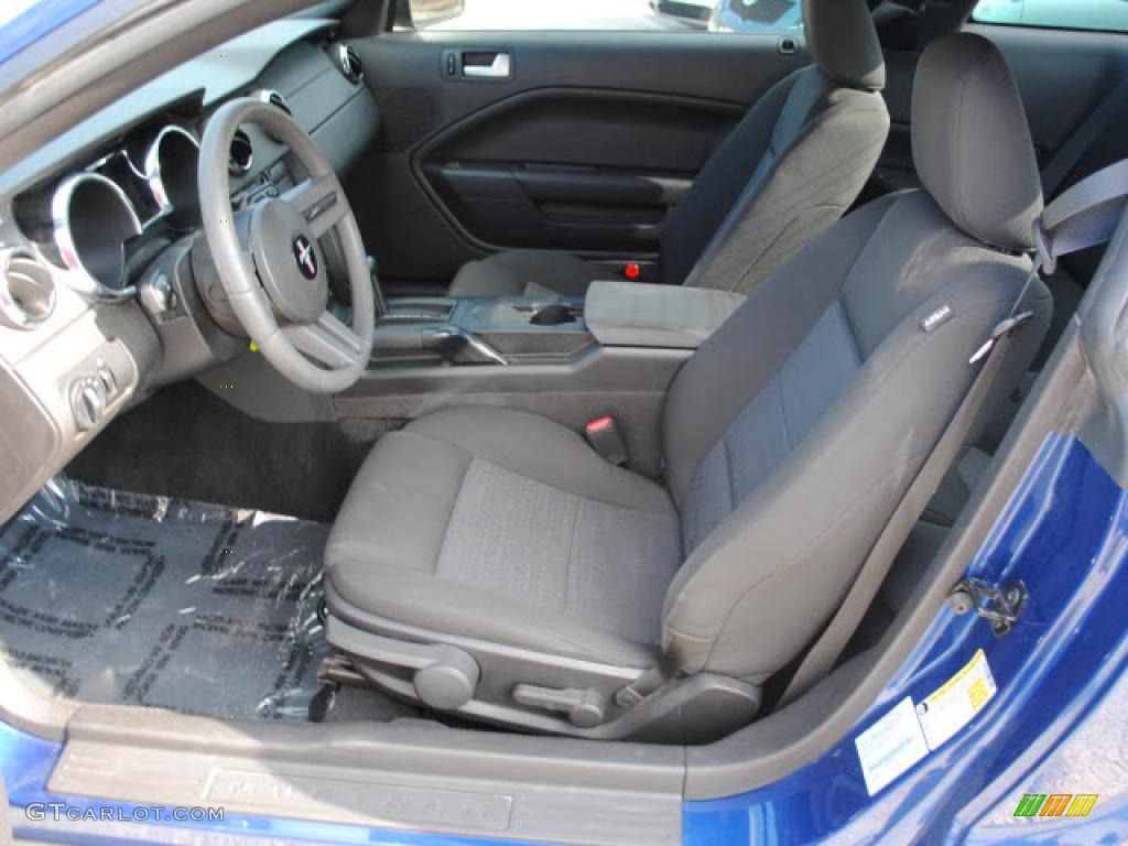 2008 Mustang V6 Deluxe Coupe - Vista Blue Metallic / Dark Charcoal photo #8