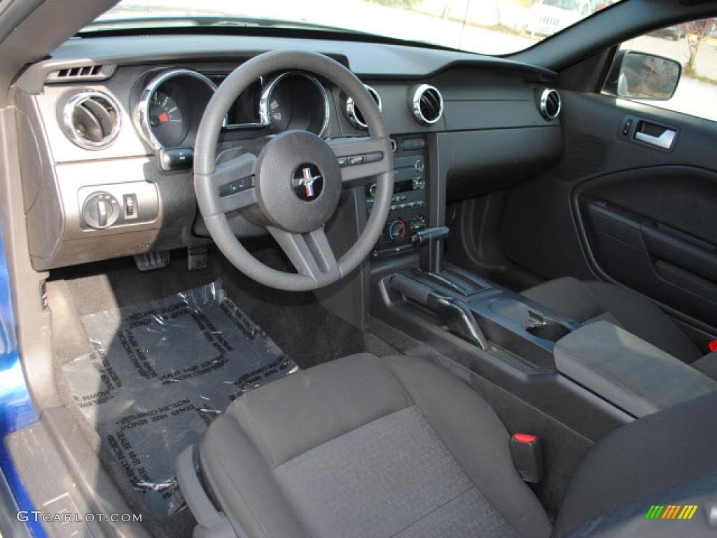 2008 Mustang V6 Deluxe Coupe - Vista Blue Metallic / Dark Charcoal photo #9