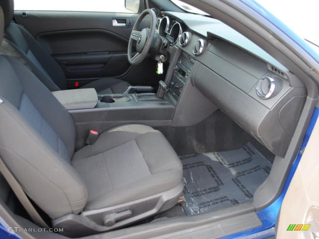 2008 Mustang V6 Deluxe Coupe - Vista Blue Metallic / Dark Charcoal photo #15