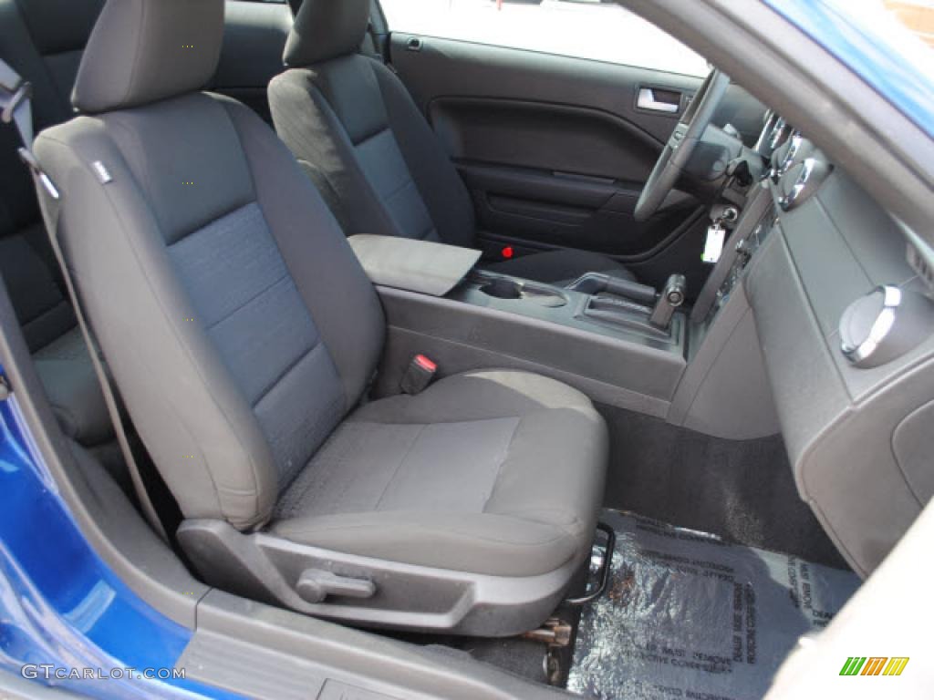 2008 Mustang V6 Deluxe Coupe - Vista Blue Metallic / Dark Charcoal photo #16