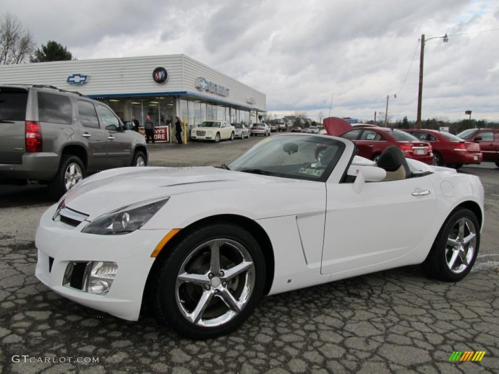 Polar White 2008 Saturn Sky Red Line Roadster Exterior Photo #40466071