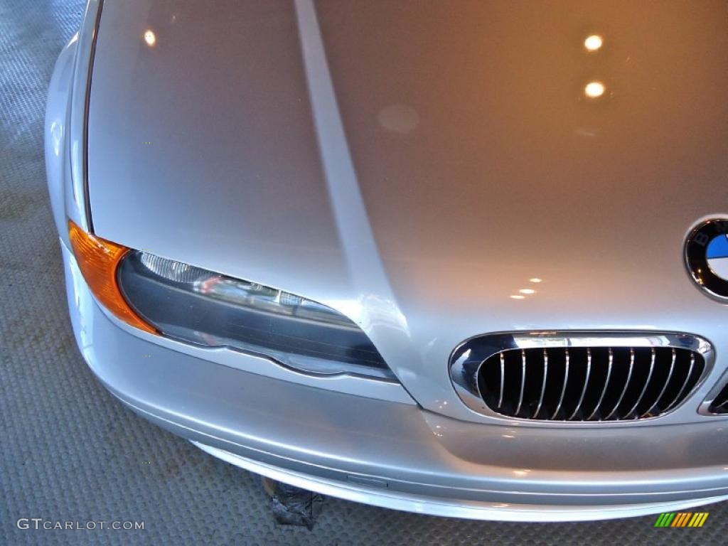 2001 3 Series 325i Convertible - Titanium Silver Metallic / Black photo #5