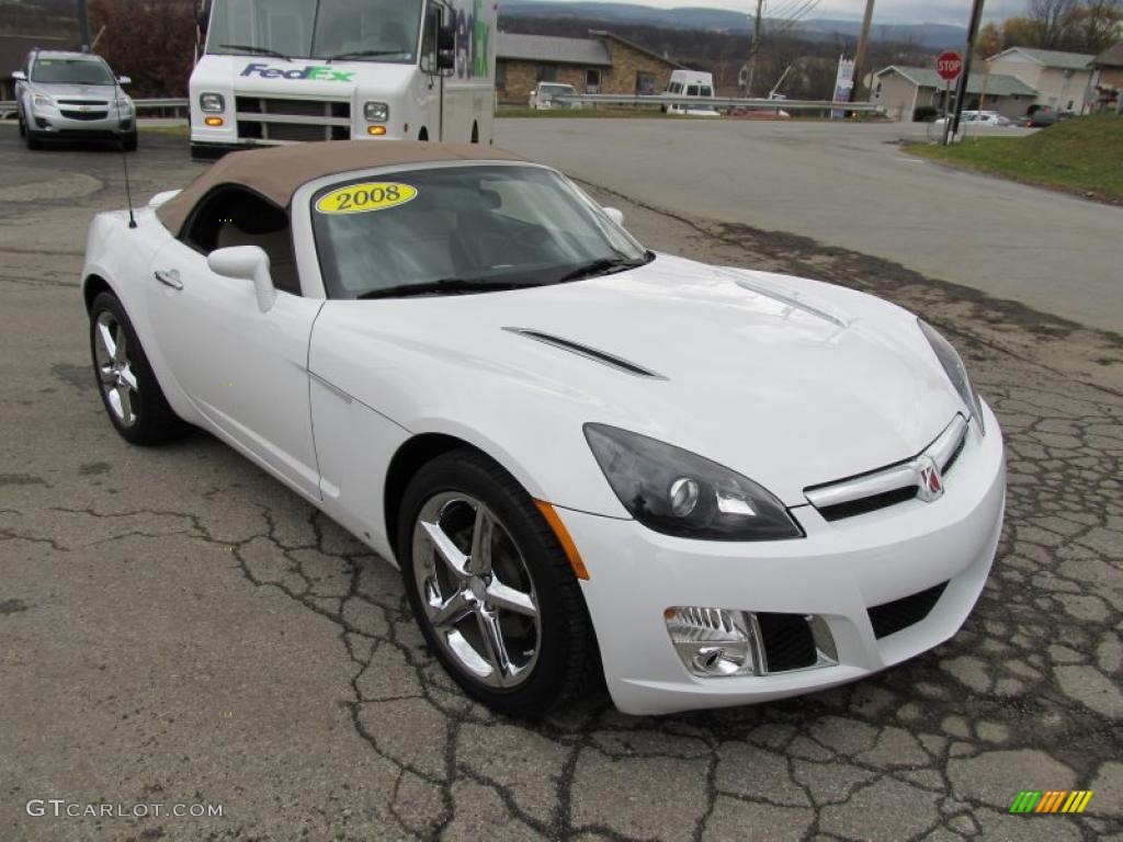 Polar White 2008 Saturn Sky Red Line Roadster Exterior Photo #40466319