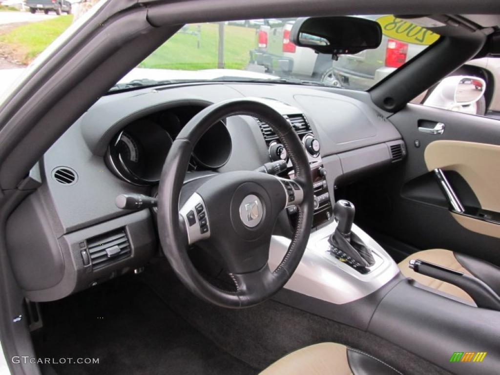 Tan Interior 2008 Saturn Sky Red Line Roadster Photo #40466387
