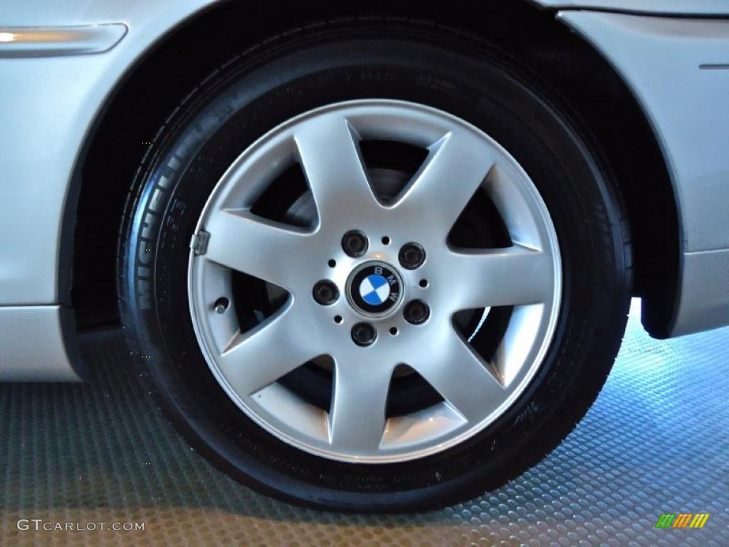 2001 3 Series 325i Convertible - Titanium Silver Metallic / Black photo #18
