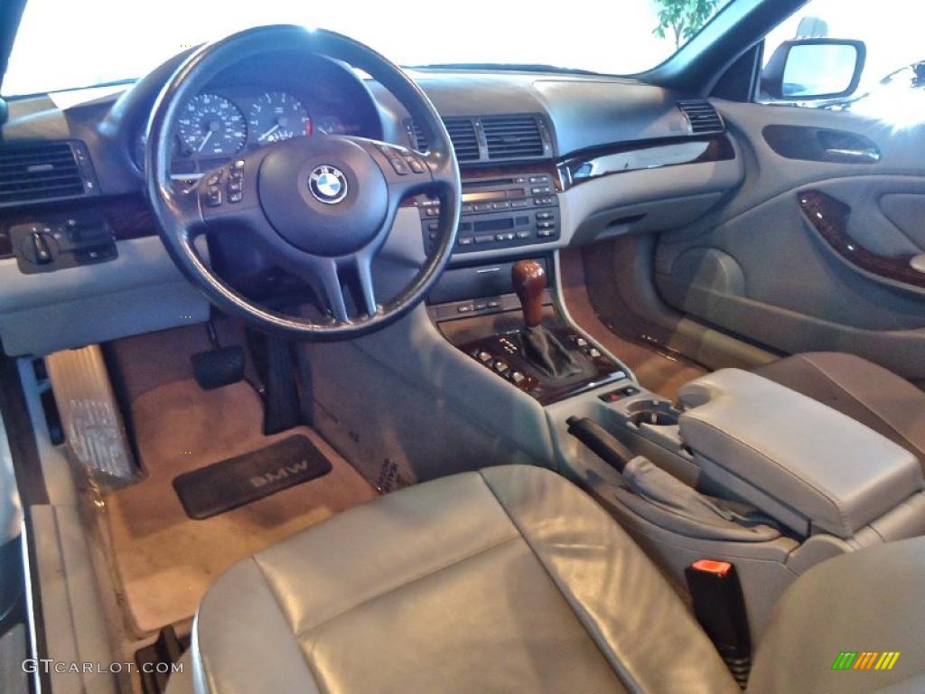 2001 3 Series 325i Convertible - Titanium Silver Metallic / Black photo #39
