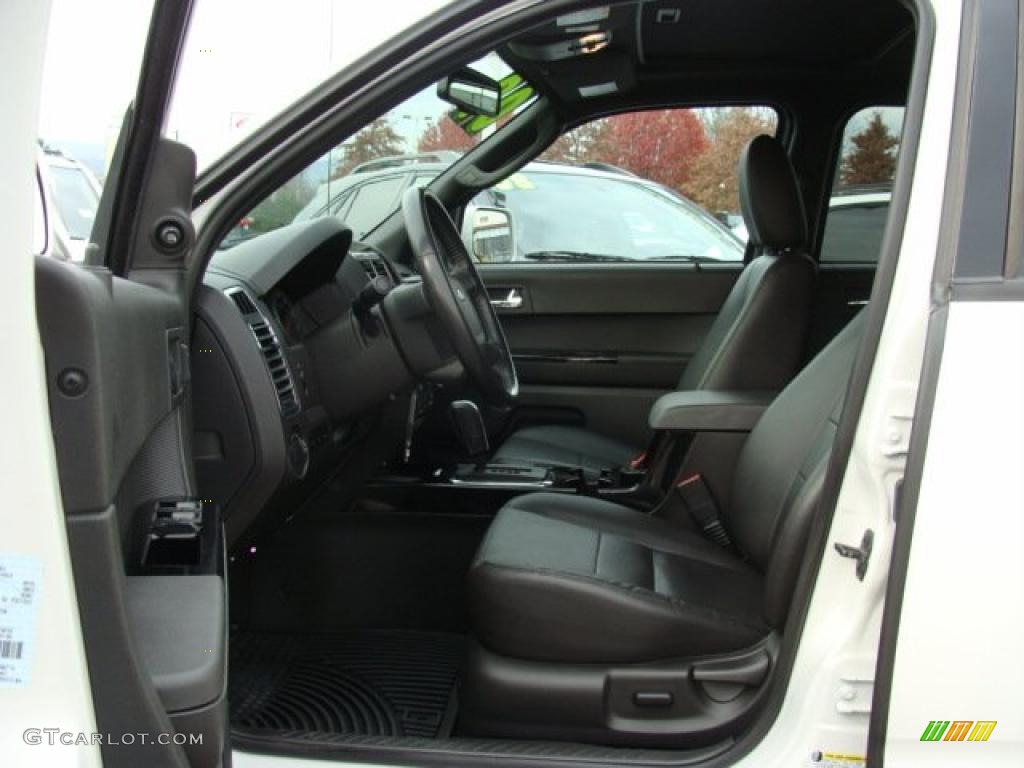 2009 Escape Limited V6 4WD - White Suede / Charcoal photo #7