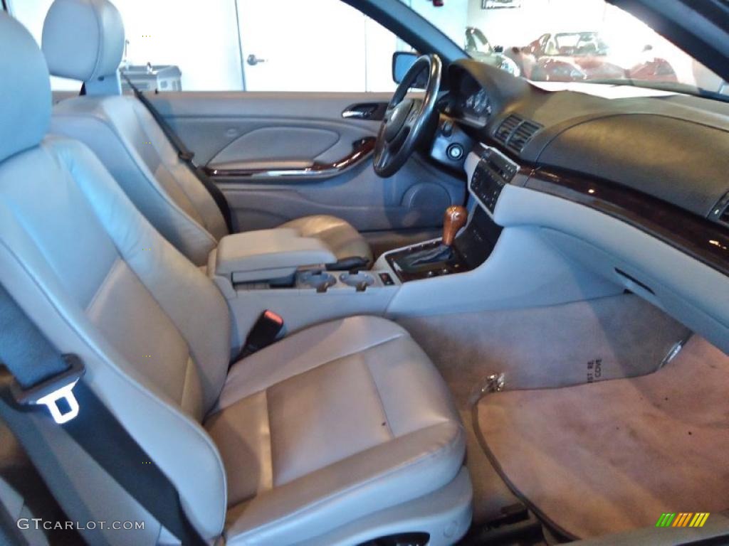 2001 3 Series 325i Convertible - Titanium Silver Metallic / Black photo #40