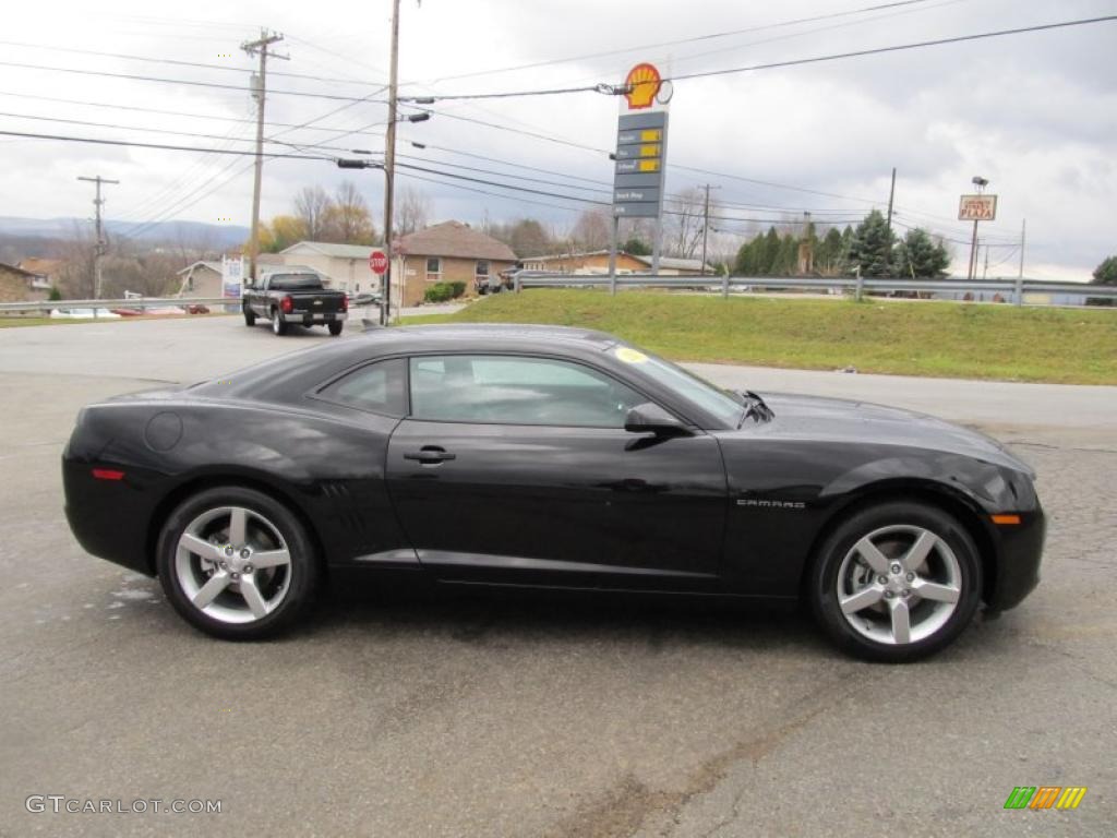 2011 Camaro LT Coupe - Black / Black photo #7