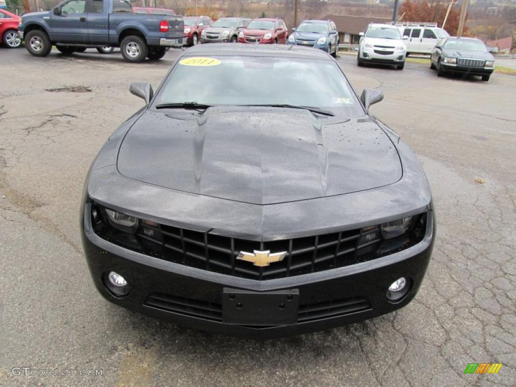 2011 Camaro LT Coupe - Black / Black photo #9
