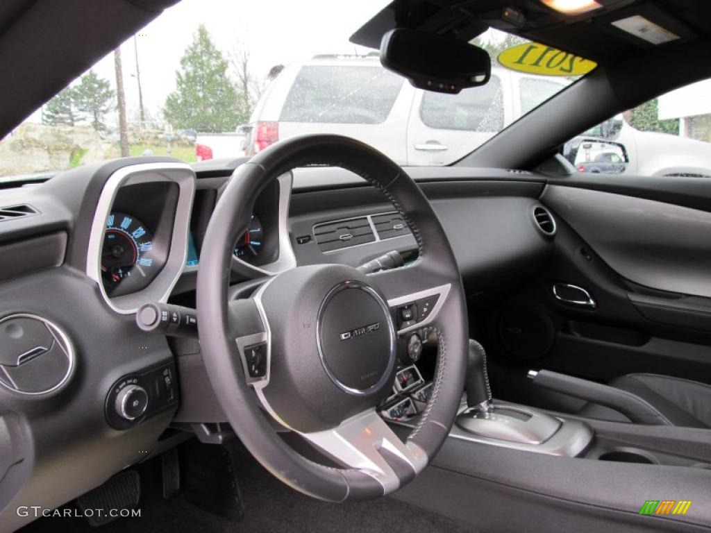 2011 Camaro LT Coupe - Black / Black photo #16