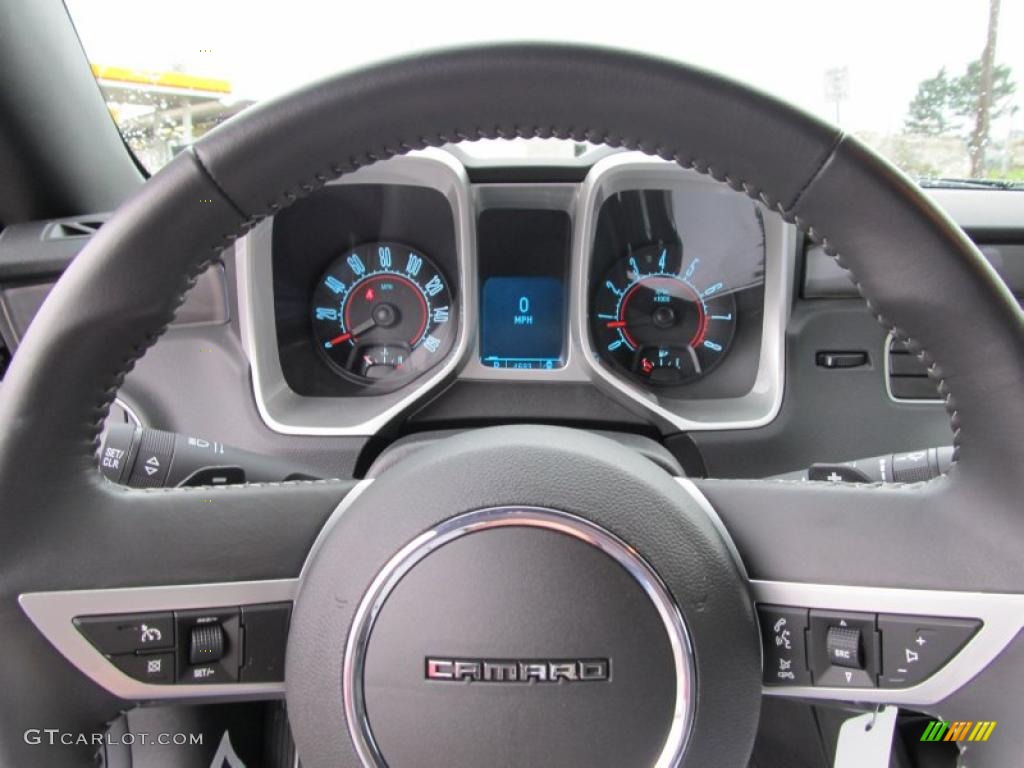 2011 Camaro LT Coupe - Black / Black photo #24