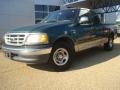 1999 Amazon Green Metallic Ford F150 XLT Extended Cab  photo #2