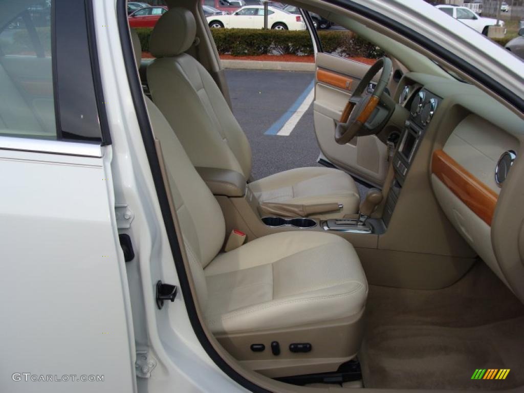 2008 MKZ AWD Sedan - White Suede / Sand photo #18