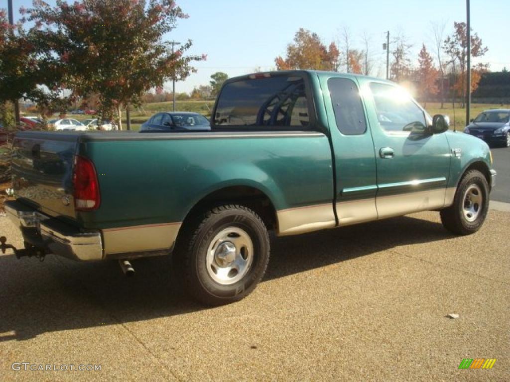 Amazon Green Metallic 1999 Ford F150 XLT Extended Cab Exterior Photo #40469839