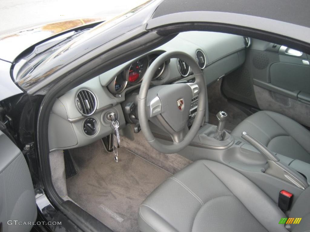 Stone Grey Interior 2008 Porsche Boxster Standard Boxster Model Photo #40471327