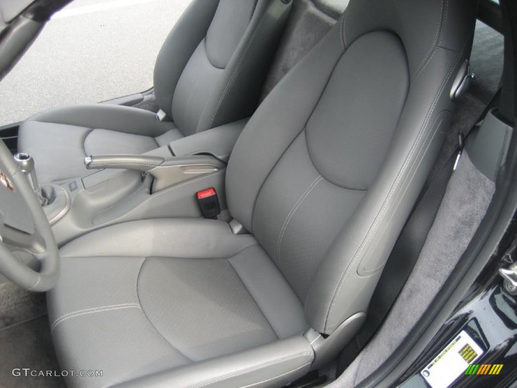 Stone Grey Interior 2008 Porsche Boxster Standard Boxster Model Photo #40471407