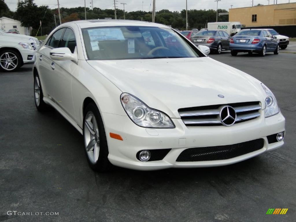 Diamond White Metallic 2011 Mercedes-Benz CLS 550 Exterior Photo #40471503