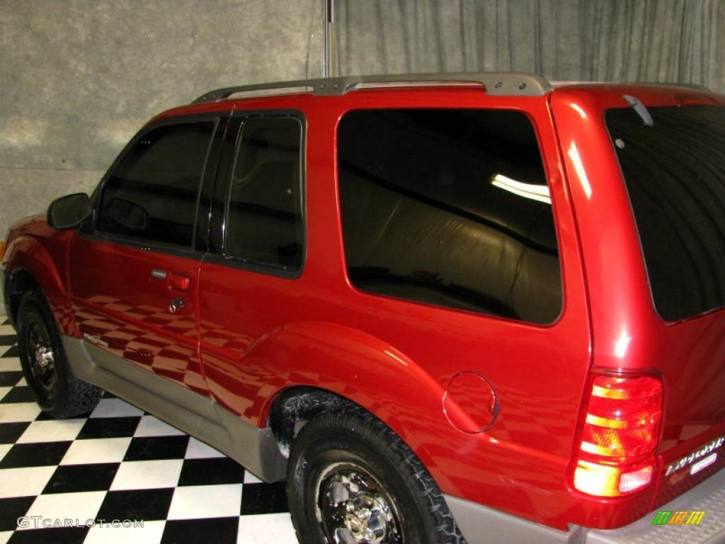 2001 Explorer Sport - Toreador Red Metallic / Dark Graphite photo #8