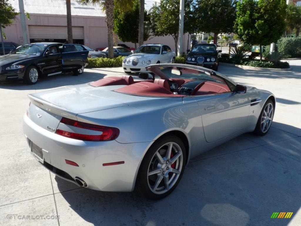 Titanium Silver 2008 Aston Martin V8 Vantage Roadster Exterior Photo #40472607