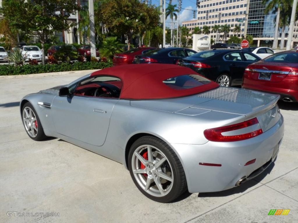 Titanium Silver 2008 Aston Martin V8 Vantage Roadster Exterior Photo #40472683