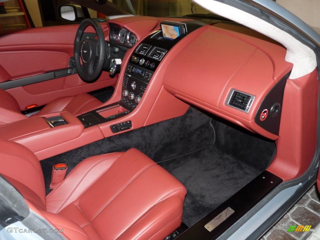 2008 Aston Martin V8 Vantage Roadster Chancellor Red Dashboard Photo #40472771