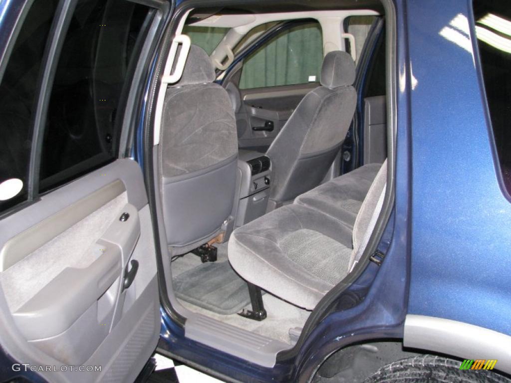 2003 Explorer XLT 4x4 - True Blue Metallic / Graphite Grey photo #15