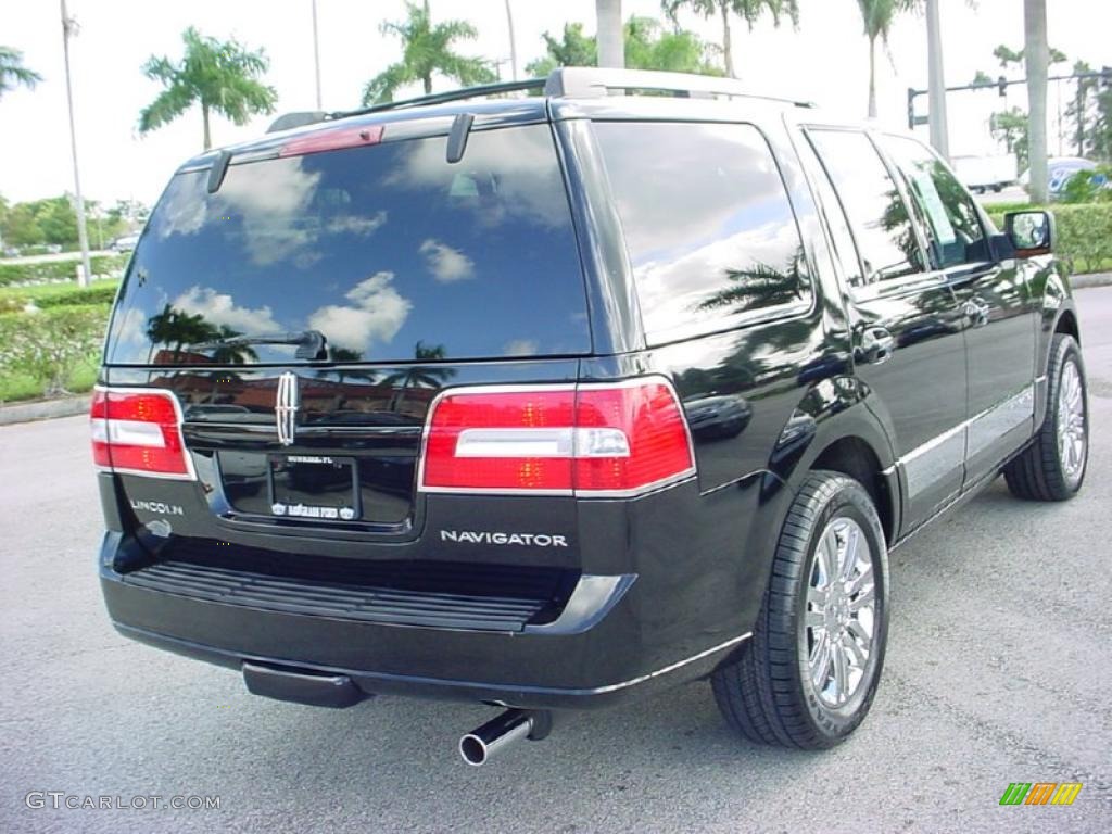 Black 2008 Lincoln Navigator Luxury Exterior Photo #40473039