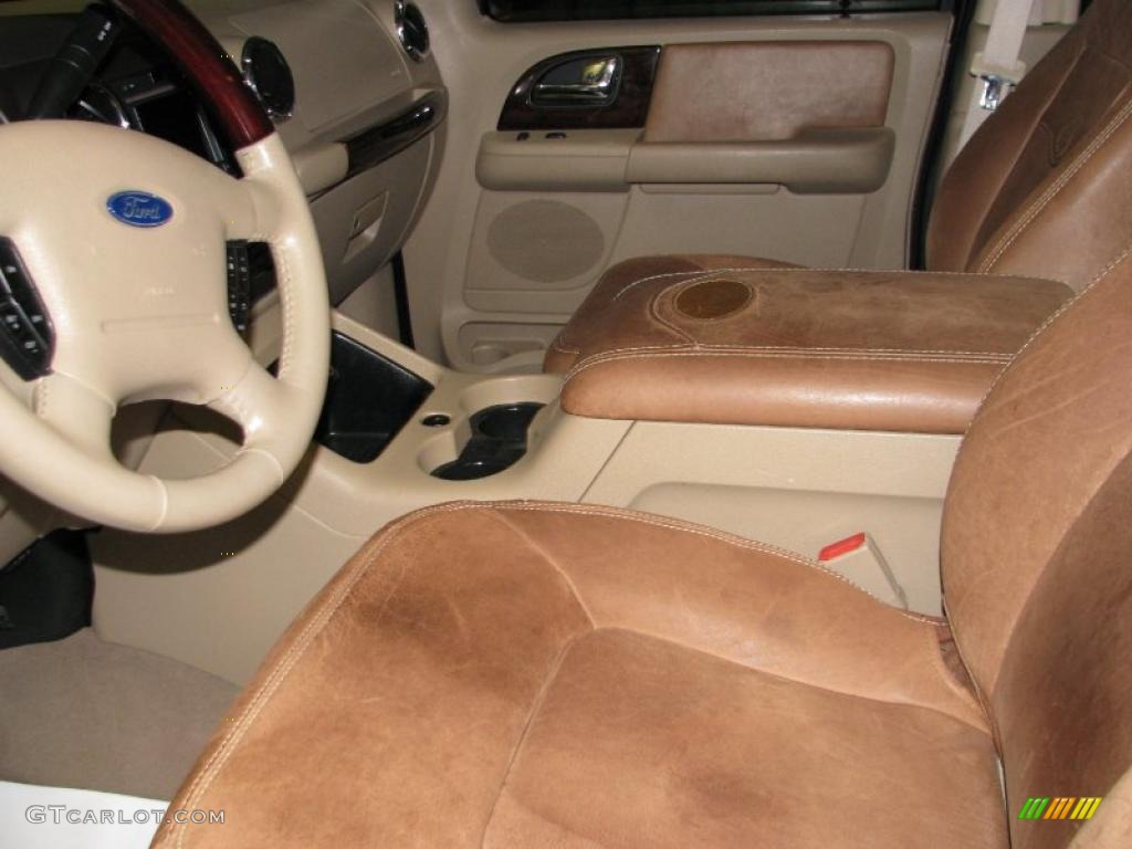 Castano Leather Interior 2005 Ford Expedition King Ranch 4x4 Photo #40473071