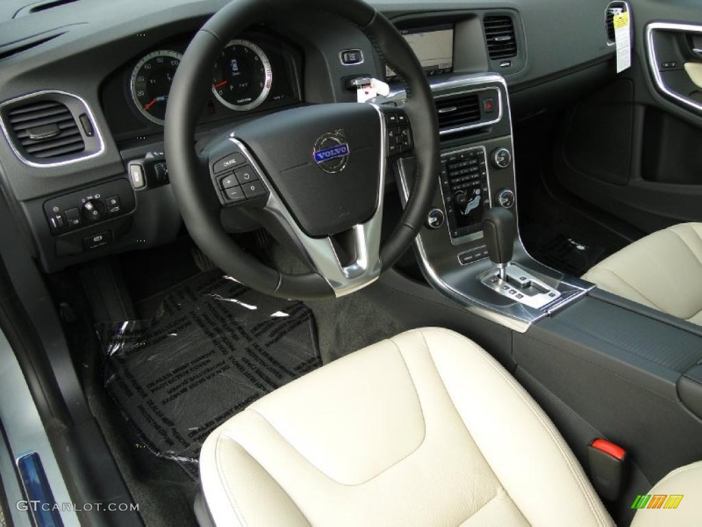 Soft Beige/Off Black Interior 2011 Volvo S60 T6 AWD Photo #40473463