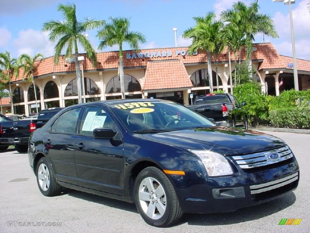 2008 Fusion SE - Dark Blue Ink Metallic / Charcoal Black photo #1