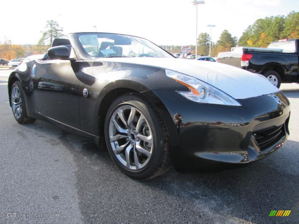 Magnetic Black 2011 Nissan 370Z Touring Roadster Exterior Photo #40474253