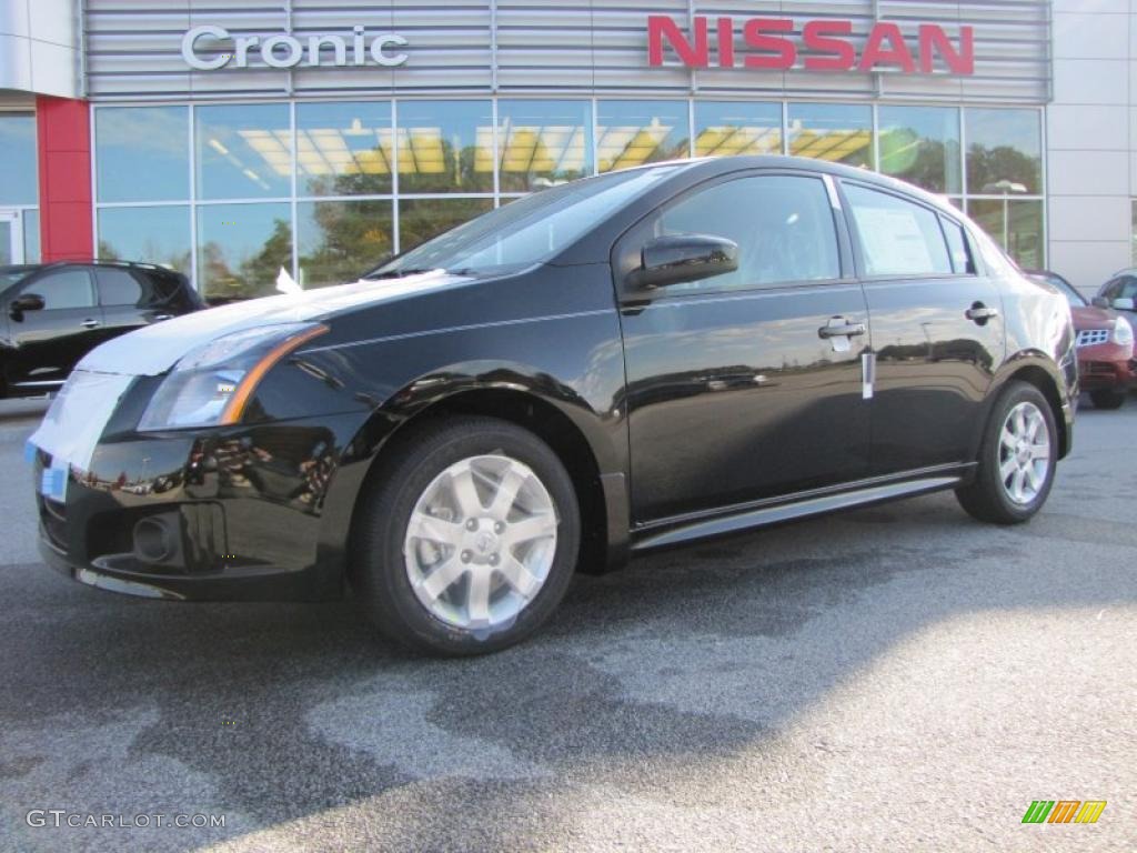 2011 Sentra 2.0 SR - Super Black / Charcoal photo #1